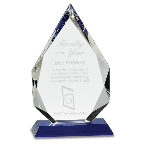 Diamond Crystal on  Pedestal Base-AKD Ink