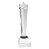 Crystal Rising Star With Clear Base