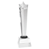 Crystal Rising Star With Clear Base
