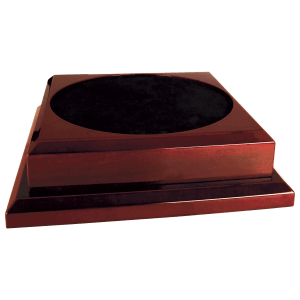 Rosewood Piano Finish Pedestal Base