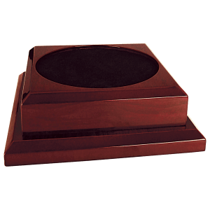 Rosewood Piano Finish Pedestal Base