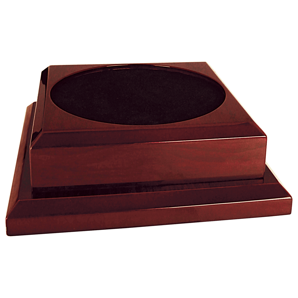 Rosewood Piano Finish Pedestal Base