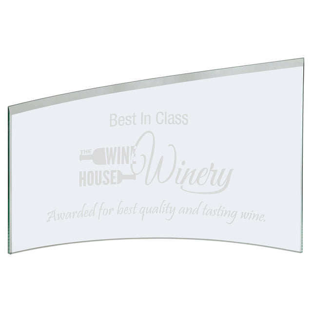 Large Jade Slanted Glass Crescent-AKD Ink