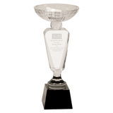 Clear Crystal Cup with  Pedestal Base-AKD Ink