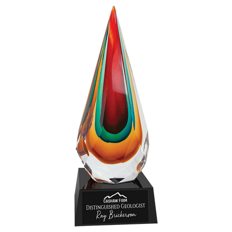 Faceted Rain Drop-AKD Ink