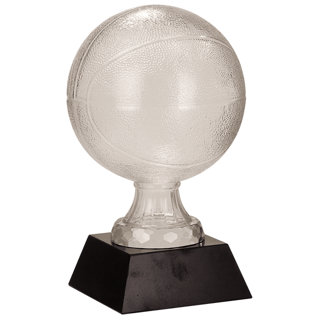 Glass Basketball with  Marble Base-AKD Ink