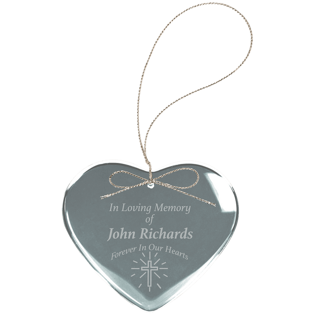 Crystal Heart Ornament-AKD Ink