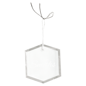 Crystal Hexagon Ornament-AKD Ink