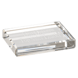 Crystal Rectangle Paperweight-AKD Ink