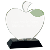Crystal Apple On  Base