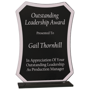Small  Rectangle Reflection Glass Award-AKD Ink