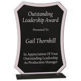 Small  Rectangle Reflection Glass Award-AKD Ink