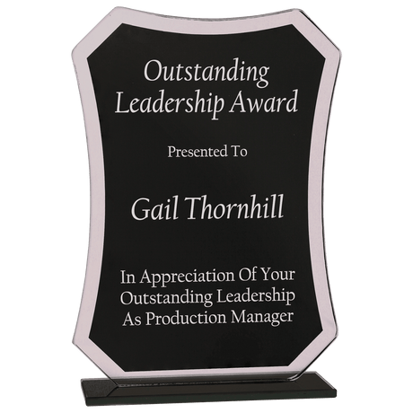 Small  Rectangle Reflection Glass Award-AKD Ink