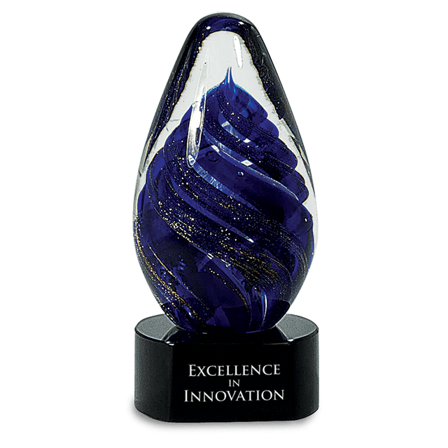 Tear Drop Art Glass-AKD Ink
