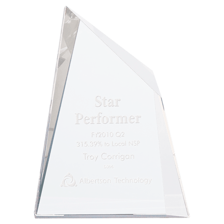 Medium Crystal Facet Wedge-AKD Ink