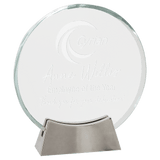 Small Round Platinum Glass with Full Metal Base-AKD Ink