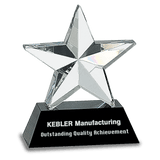 Crystal 3D Star on  Base-AKD Ink