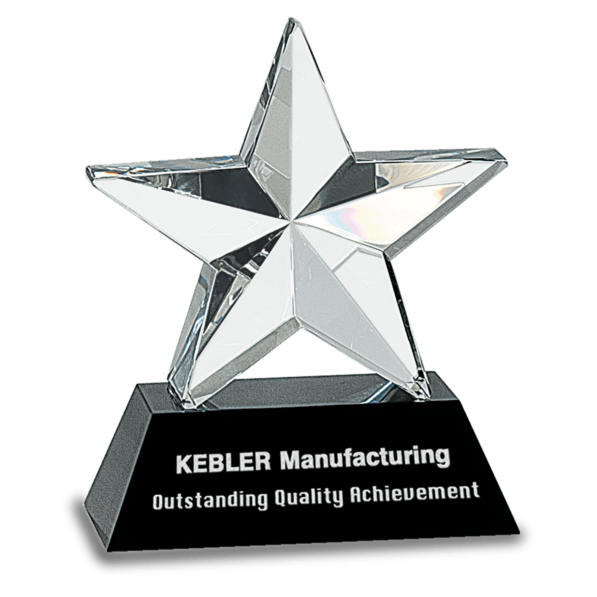 Crystal 3D Star on  Base-AKD Ink