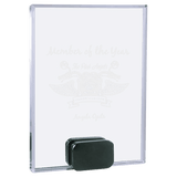 Medium Crystal Rectangle with  Crystal Base-AKD Ink