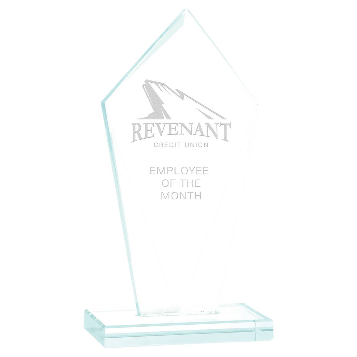 Medium Diamond Jade Glass Award-AKD Ink