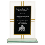 Small Contemporary Glass 4-Point Award-AKD Ink