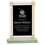 Small Contemporary Glass Full Border Award-AKD Ink