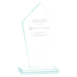 Small Diamond Jade Glass Award-AKD Ink