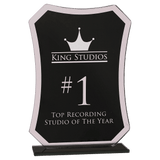 Large  Rectangle Reflection Glass Award-AKD Ink
