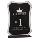 Large  Rectangle Reflection Glass Award-AKD Ink