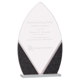 Small Oval Designer Glass Award