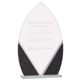 Small Oval Designer Glass Award