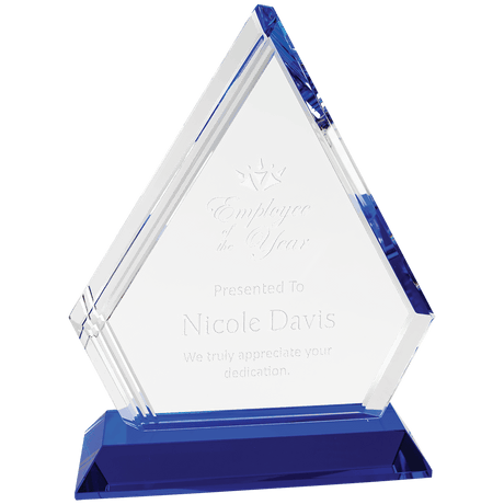 Small Crystal Diamond on  Pedestal Base-AKD Ink