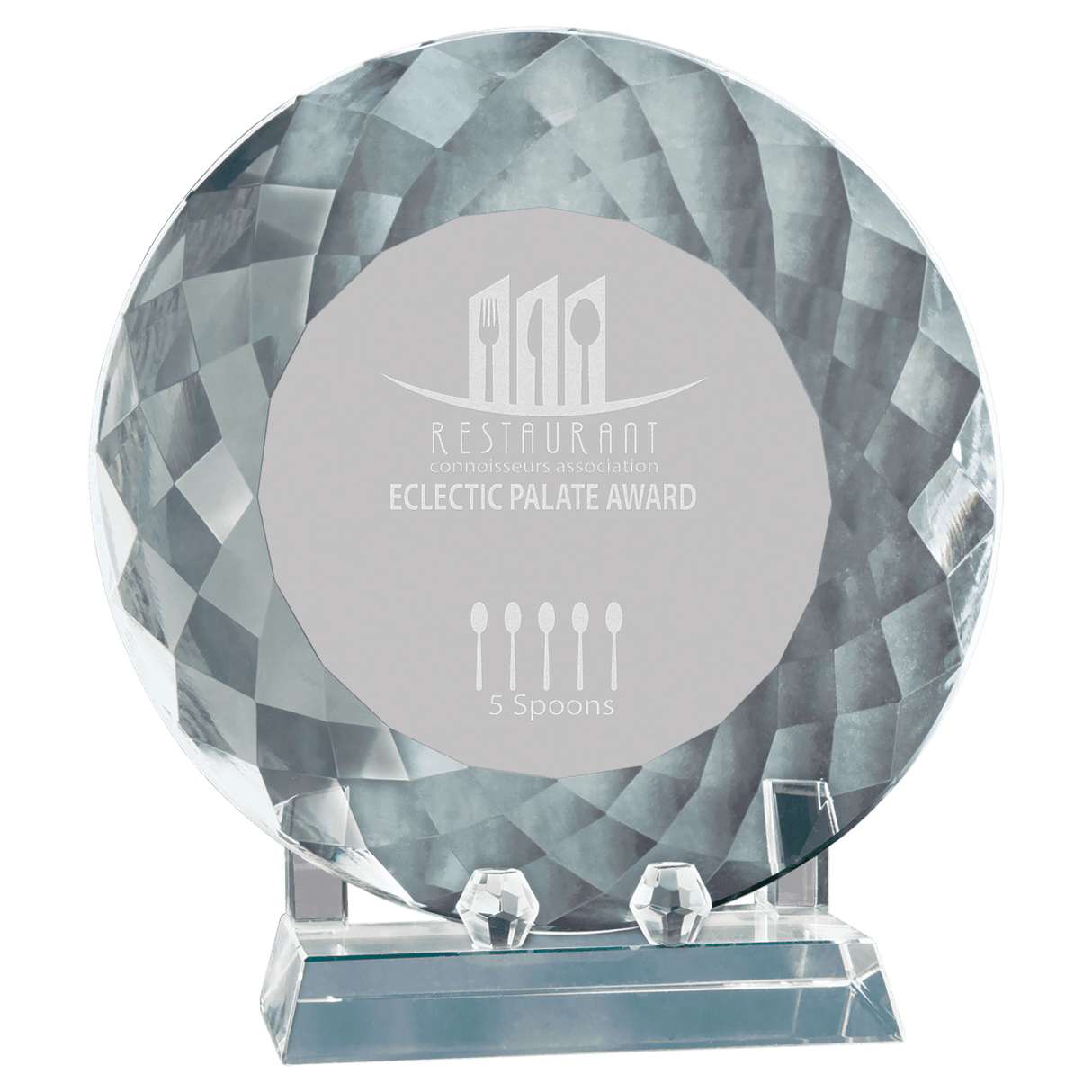 Crystal Plate with Base-AKD Ink