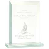 Medium Rectangle Jade Glass Award-AKD Ink