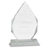 Small Crystal Diamond on Clear Pedestal Base-AKD Ink
