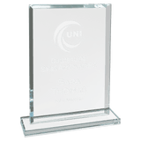 Small Rectangle Clear Glass Award-AKD Ink