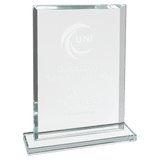 Small Rectangle Clear Glass Award-AKD Ink