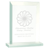Small Rectangle Jade Glass Award-AKD Ink