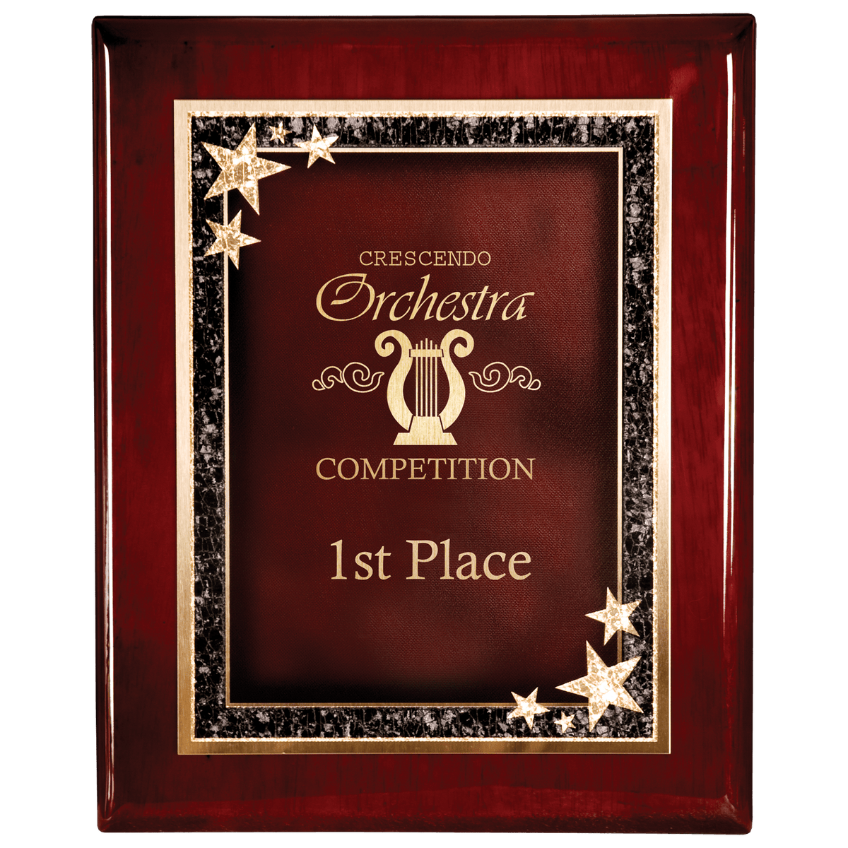 premium rosewood finish plaque - – AKD Ink