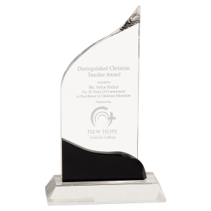 Medium Clear Crystal Wave with  Accent-AKD Ink