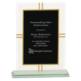 Large Contemporary Glass 4-Point Award-AKD Ink