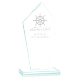 Large Diamond Jade Glass Award-AKD Ink