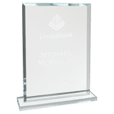 Large Rectangle Clear Glass Award-AKD Ink