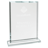 Large Rectangle Clear Glass Award-AKD Ink