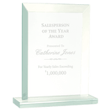Large Rectangle Jade Glass Award-AKD Ink
