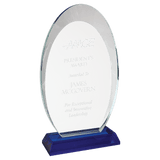 Large Oval Halo Glass with  Base-AKD Ink