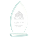 Large Oval Jade Glass Award-AKD Ink