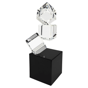 Triple Crystal Blocks on a  Base-AKD Ink