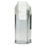 Large Clear Crystal Octagon Tower-AKD Ink