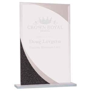 Large Rectangle Designer Glass Award